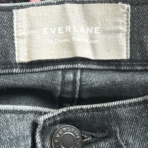 EVERLANE The Cheeky Bootcut Jean In Black - Picture 2 of 5